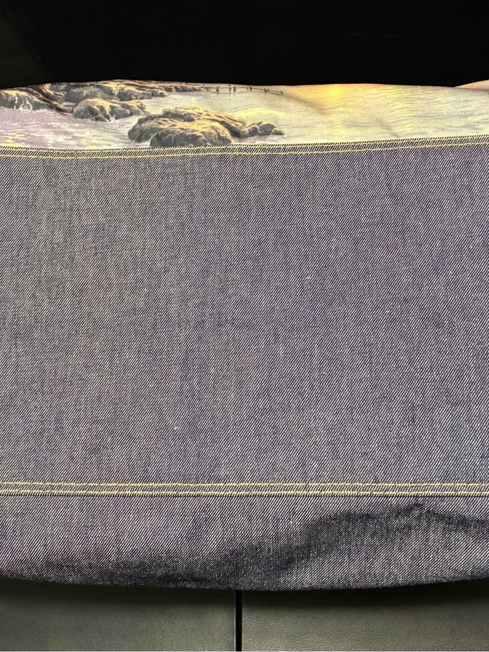 Thomas Kincaid Scenic Lighthouse Duffle Bag - Purple and Blue
